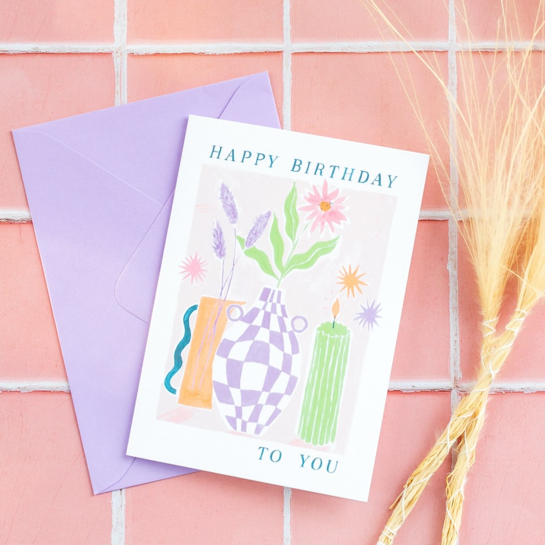 Carte d'anniversaire - Still life