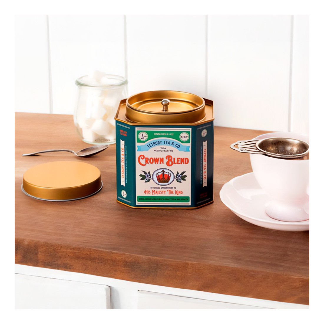Boîte à thé en métal - Crown blend