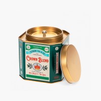 Metal tea caddy - Crown blend