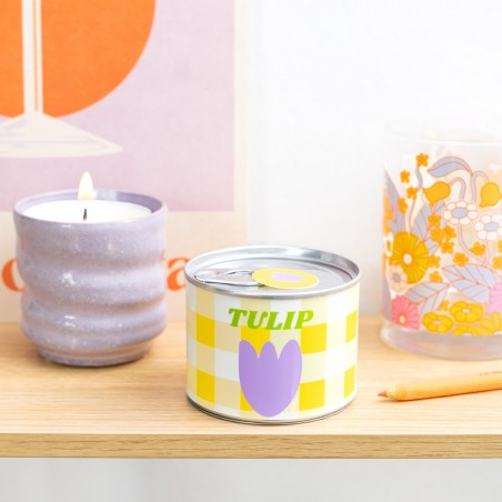Bougie parfumée en conserve - Tulipe