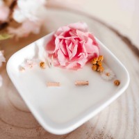 Bougie et fleurs séchées - Tokyo bloom