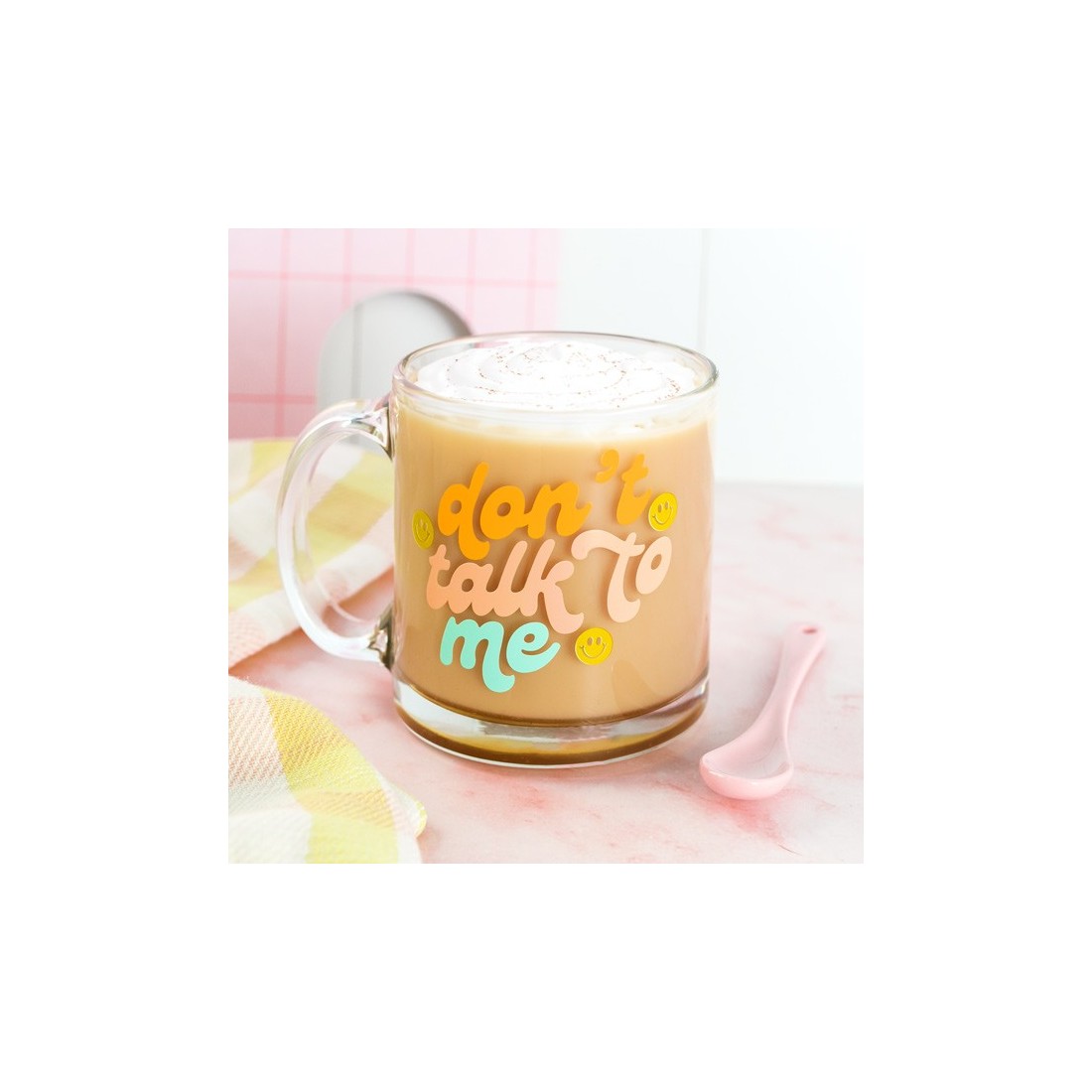 Mug en verre - Don't talk to me