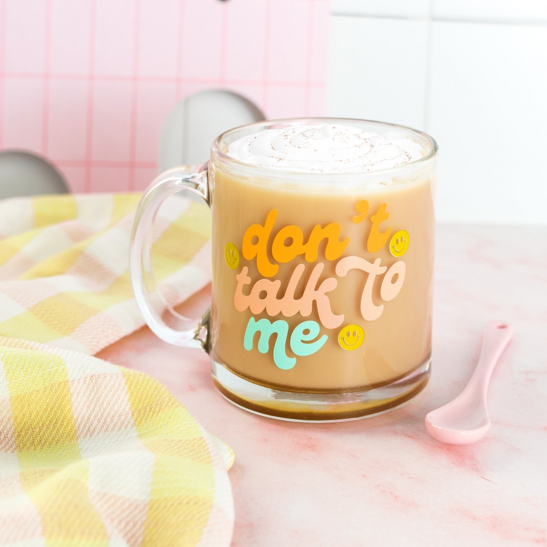 Mug en verre - Don't talk to me