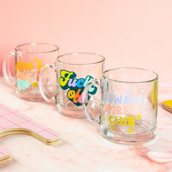 Mug en verre - Don't talk to me