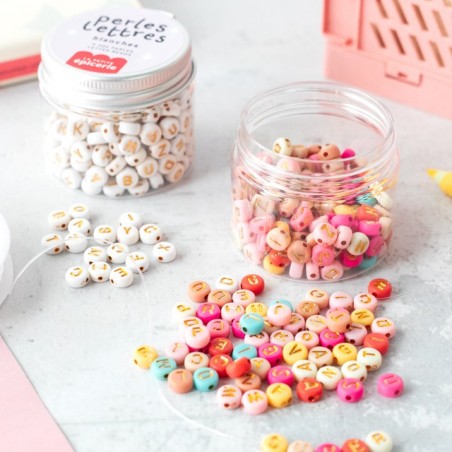 Perles lettres pour bijoux DIY