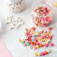 Perles lettres pour bijoux DIY