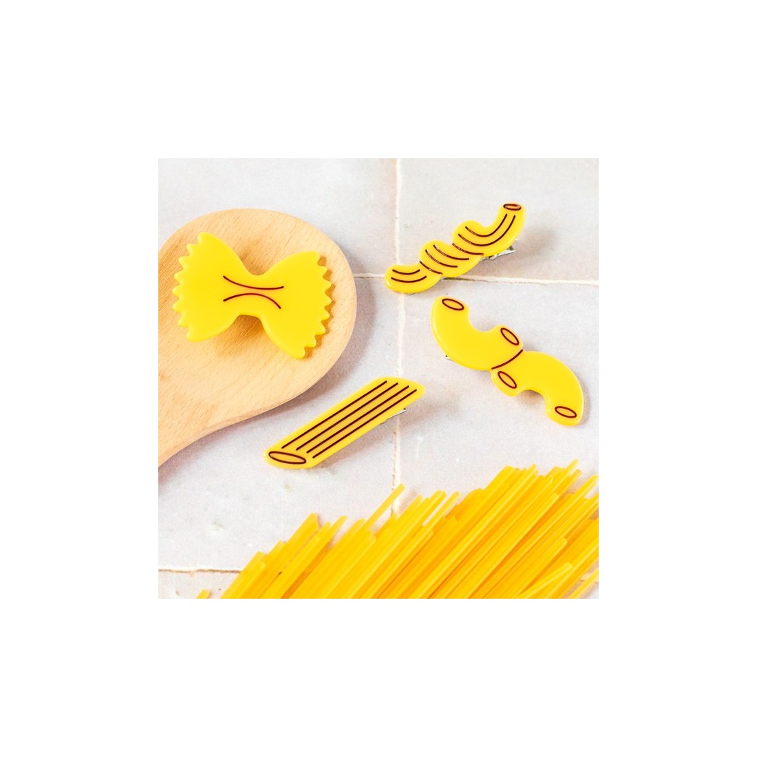 Set de pinces à cheveux - Pasta mix