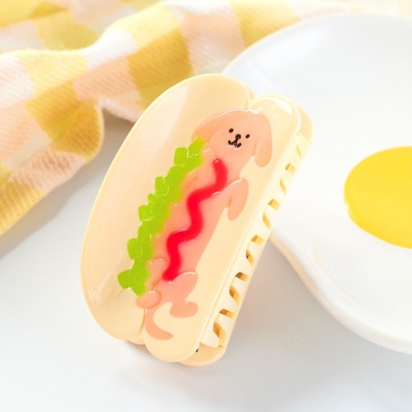 Grand pince à cheveux - Hot doggy dog