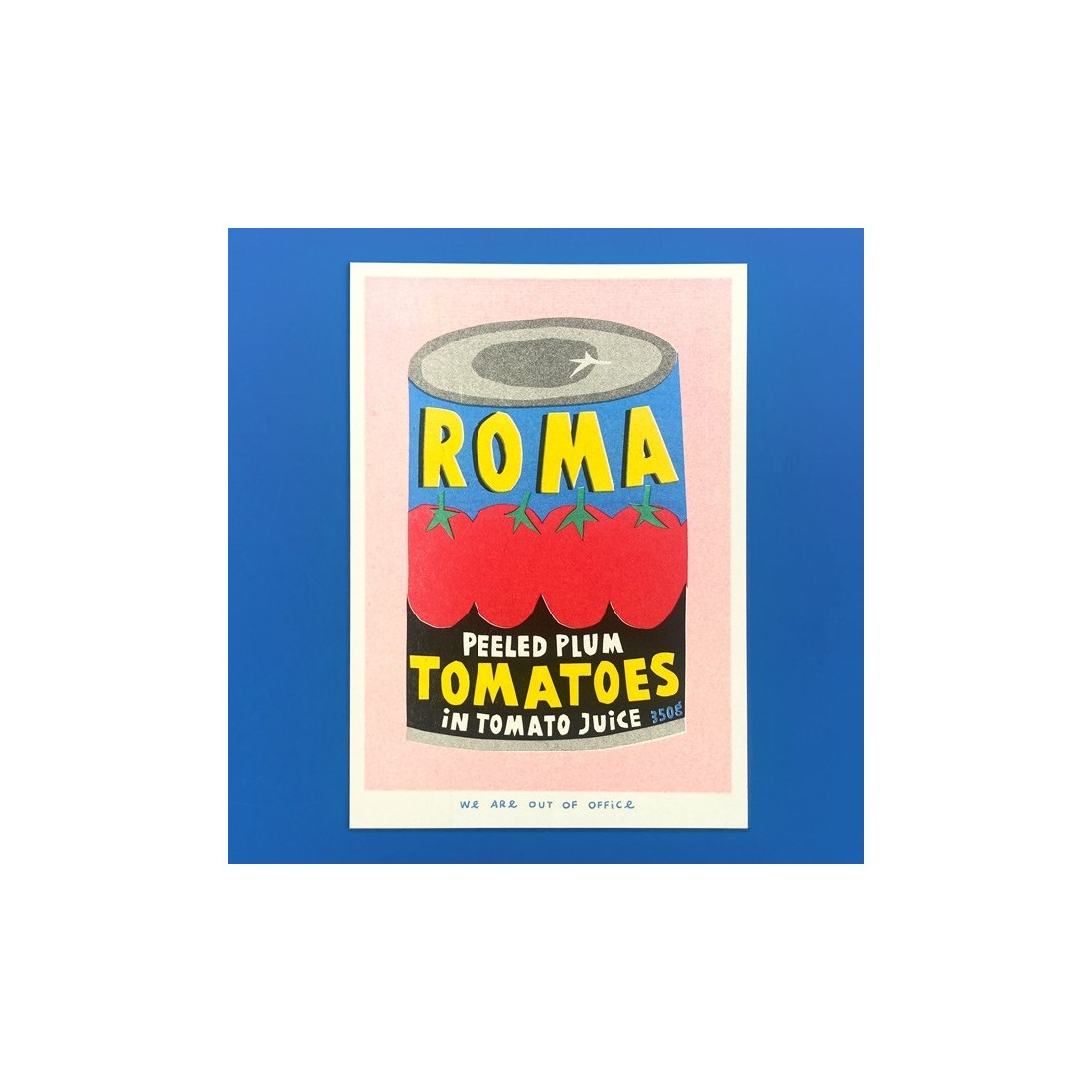 Small riso print - Roma plum tomatoes