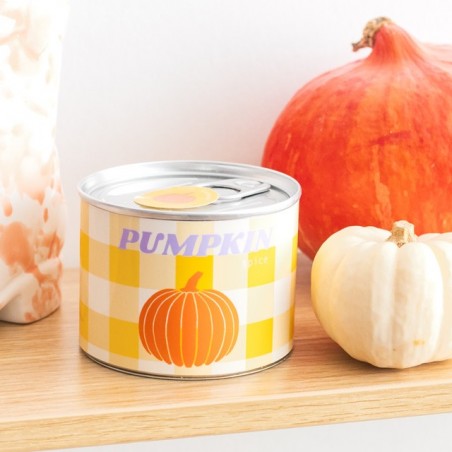 Bougie parfumée en conserve - Citrouille et épices