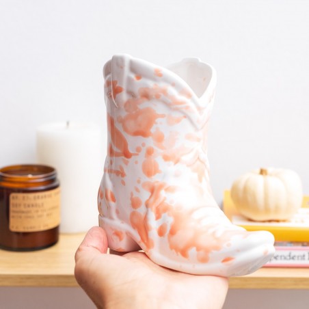 Scented candle - Cowboy boot (cactus flower)