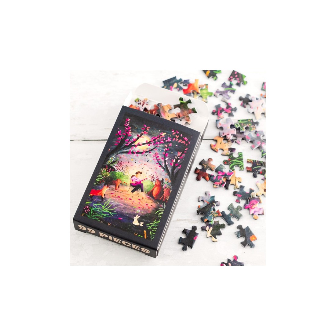 Trevell mini jigsaw puzzle - Forest's song
