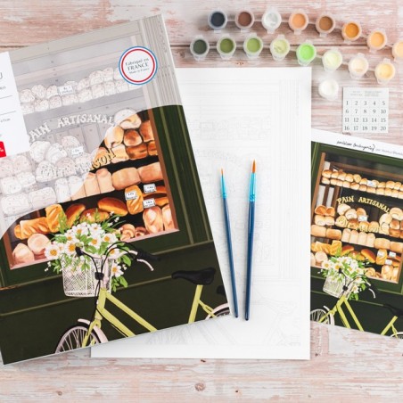 Kit de peinture au numéro - Boulangeries parisiennes