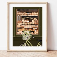 Kit de peinture au numéro - Boulangeries parisiennes