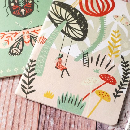 Lot de 2 carnets - Far et away