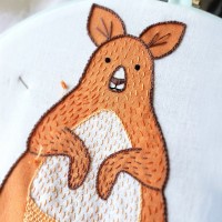 Kit de broderie DIY - Kangourou