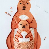 Kit de broderie DIY - Kangourou
