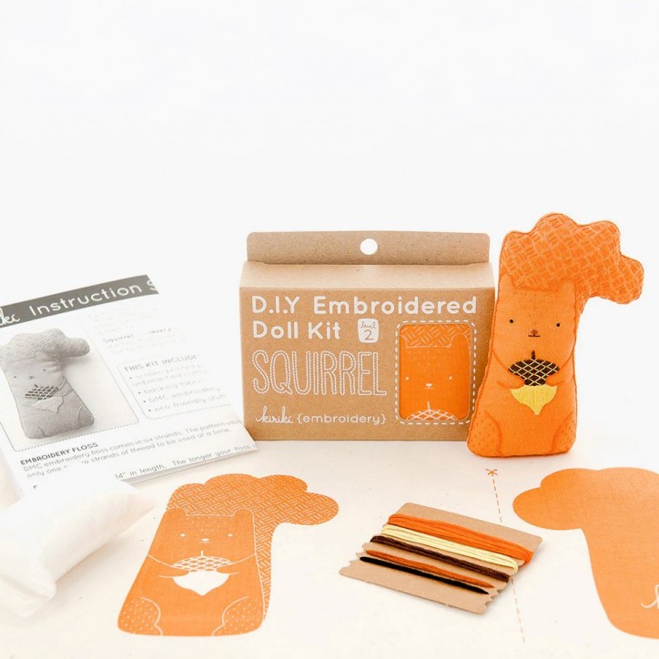 Kit de broderie DIY - Ecureuil