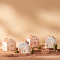 Bougeoir maison et cones d'encens - Santa Fe adobe