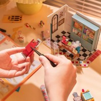 DIY dollhouse miniature - Rainbow candy house
