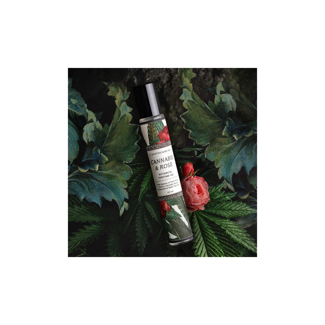 Parfum roll-on L'apothicaire Co. - Cannabis & rose
