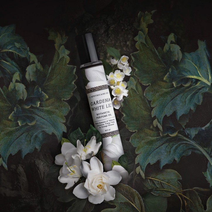 Parfum roll-on L'apothicaire Co. - Gardenia & lys blanc