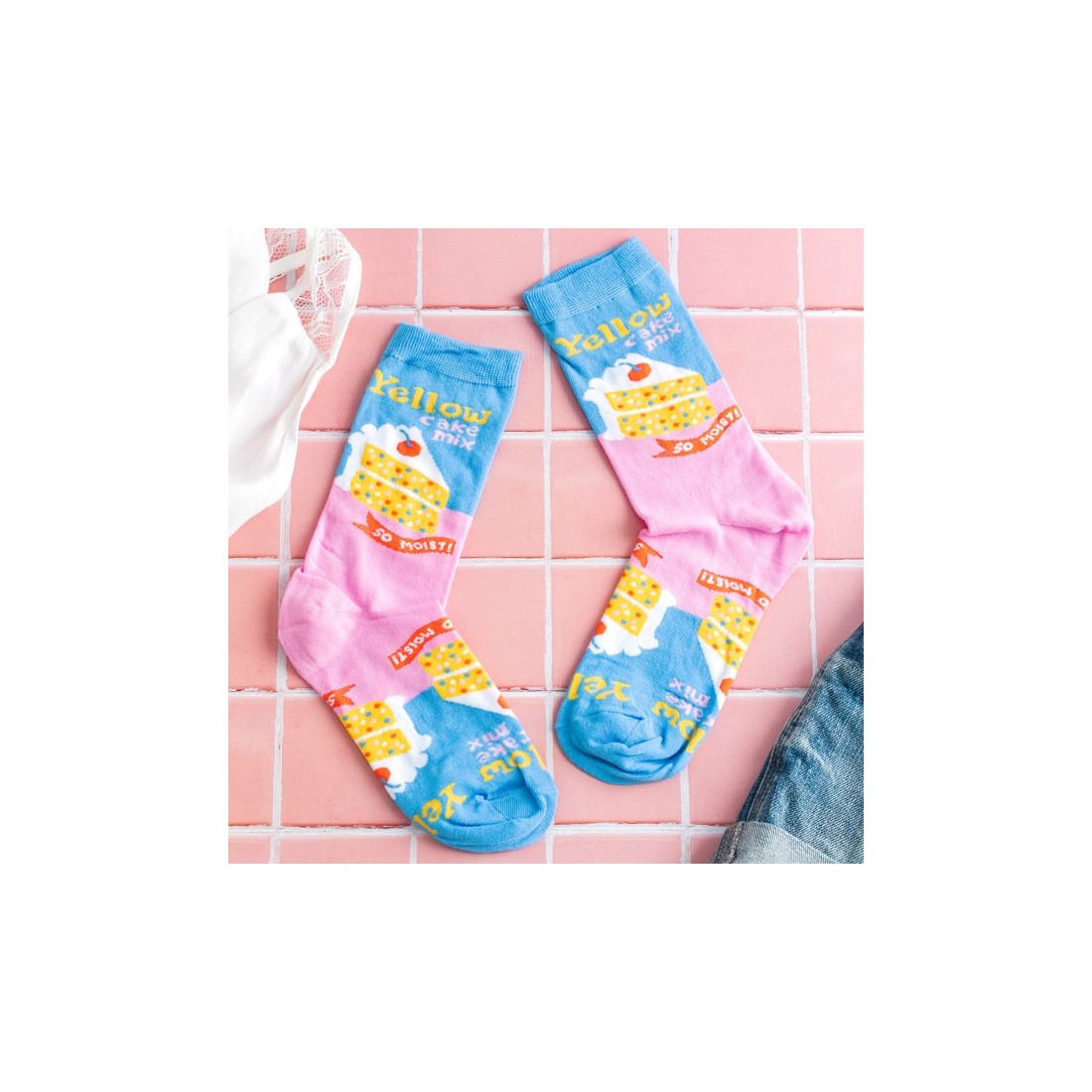 Chaussettes - Yellow cake mix