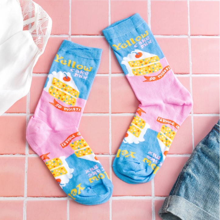 Chaussettes - Yellow cake mix