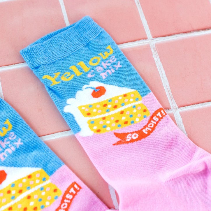 Chaussettes - Yellow cake mix