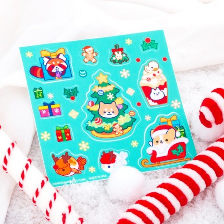 Planche de stickers vinyle - Merry Christmas day