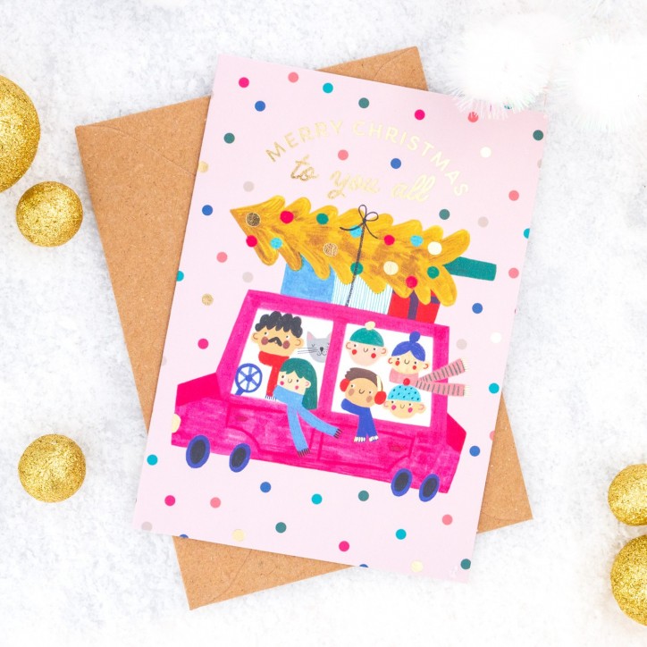 Carte de Noël - Merry Christmas to you all