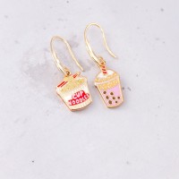 Boucles d'oreilles - Noodle & boba