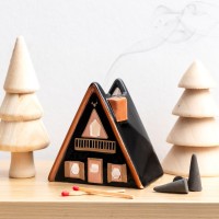 Bougeoir maison et cones d'encens - Nordic cabin