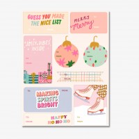 Set d'étiquettes de Noël - Holiday gift labels