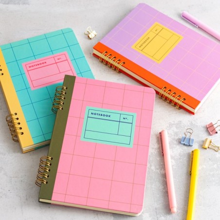 Spiral bound A5 notebook - Color check