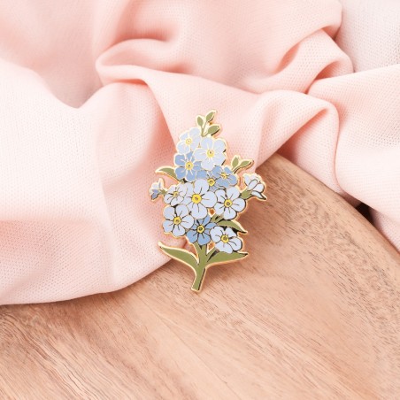 Enamel pin - Forget me not