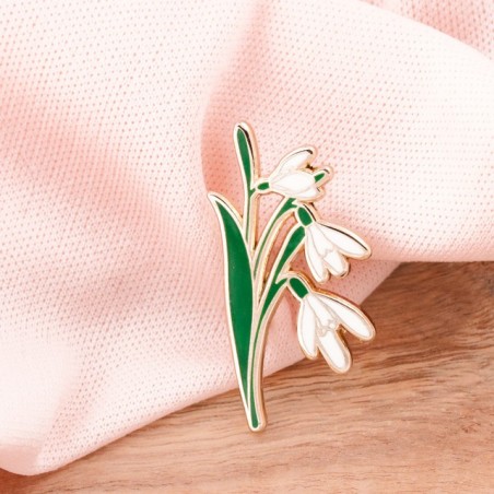 Enamel pin - Snowdrop