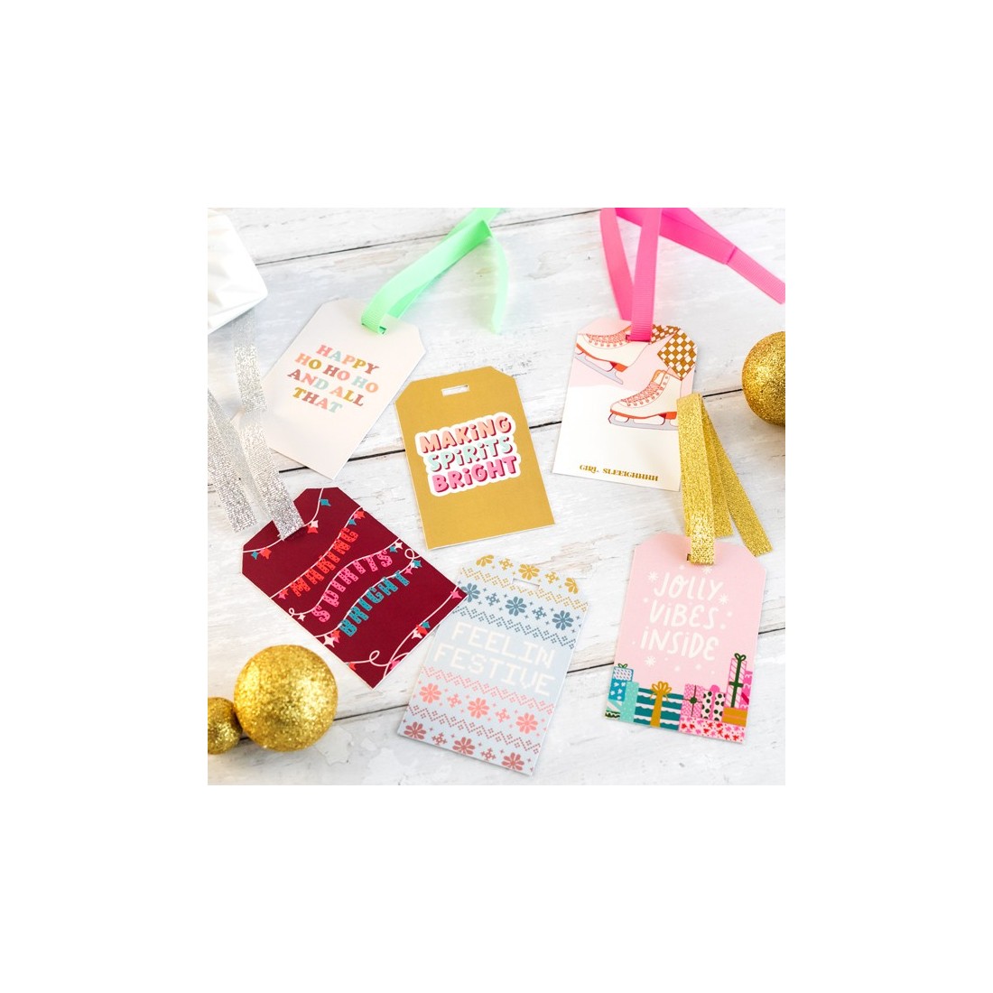 Set d'étiquettes cadeaux - Holiday gift tags