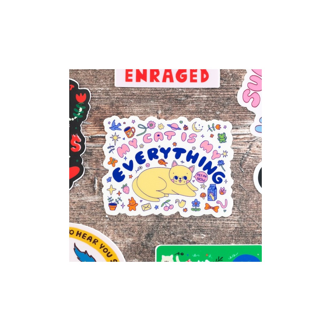 Grand sticker - My cat is my everything