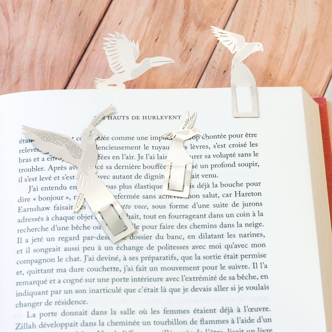 Set de marque-pages - Oiseaux tropicaux