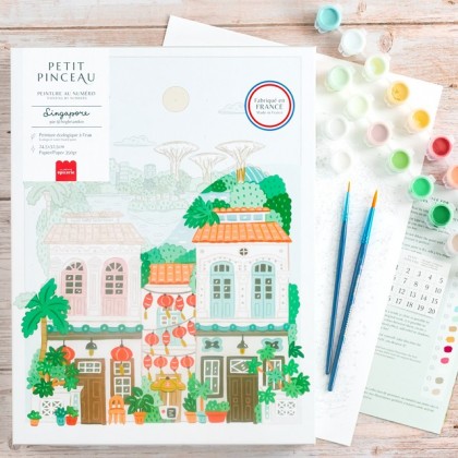 Kit de peinture au numéro - Singapore