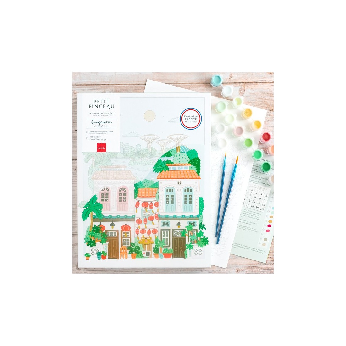 Paint by numbers kit - Singapore