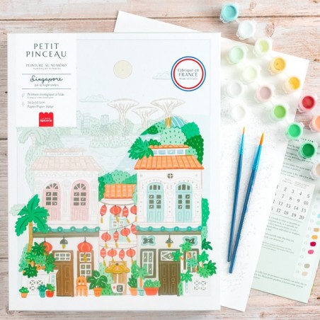 Paint by numbers kit - Singapore