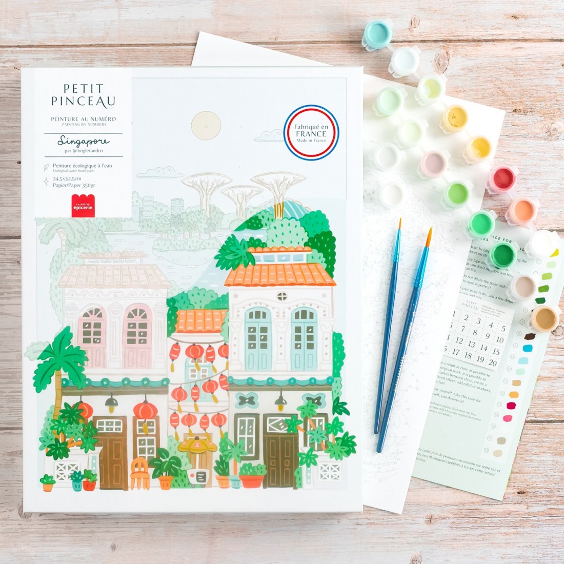 Kit de peinture au numéro - Singapore