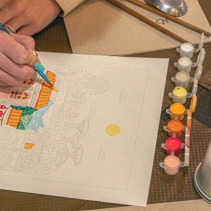 Paint by numbers kit - Singapore