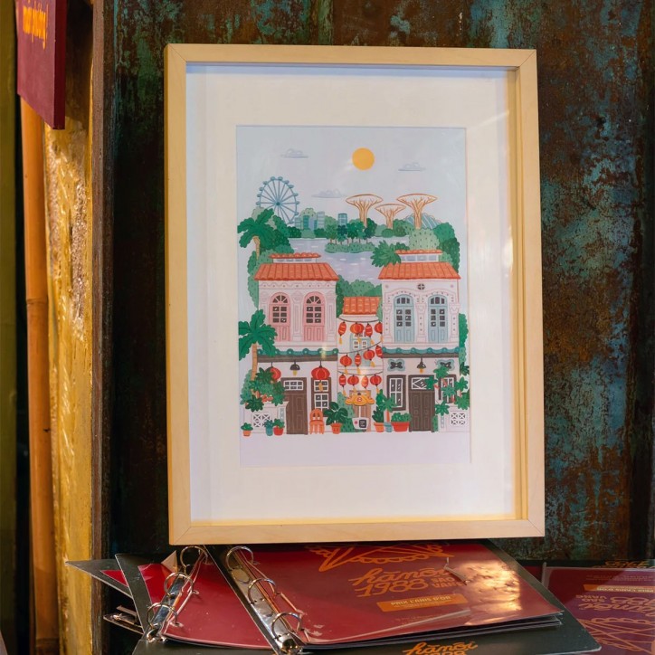 Paint by numbers kit - Singapore