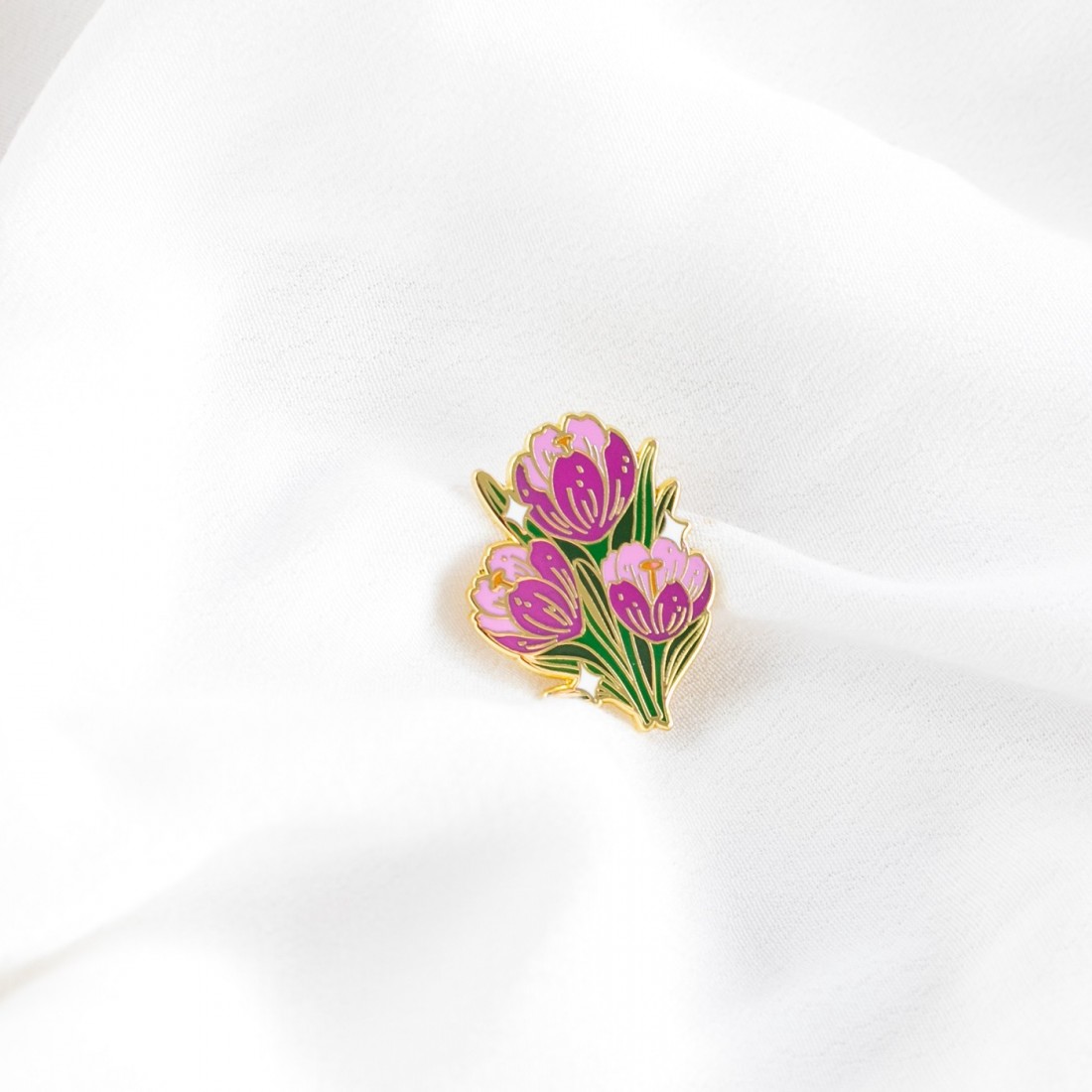 Pin's - Bouquet de crocus