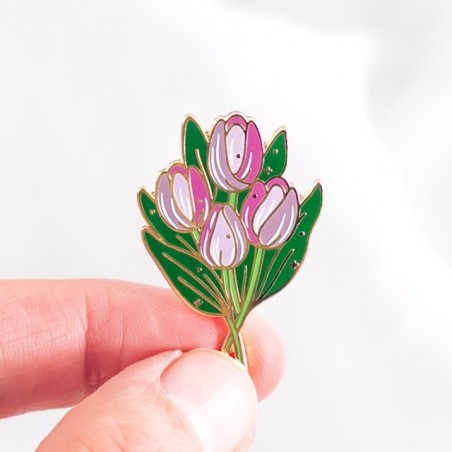 Pin's - Bouquet de tulipes
