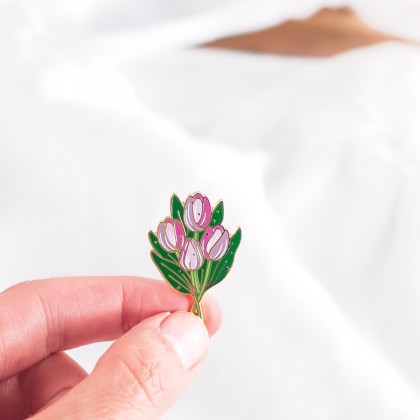 Pin's - Bouquet de tulipes