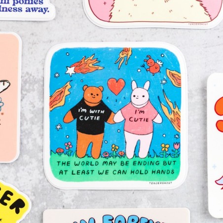 Grand sticker - Hold hands